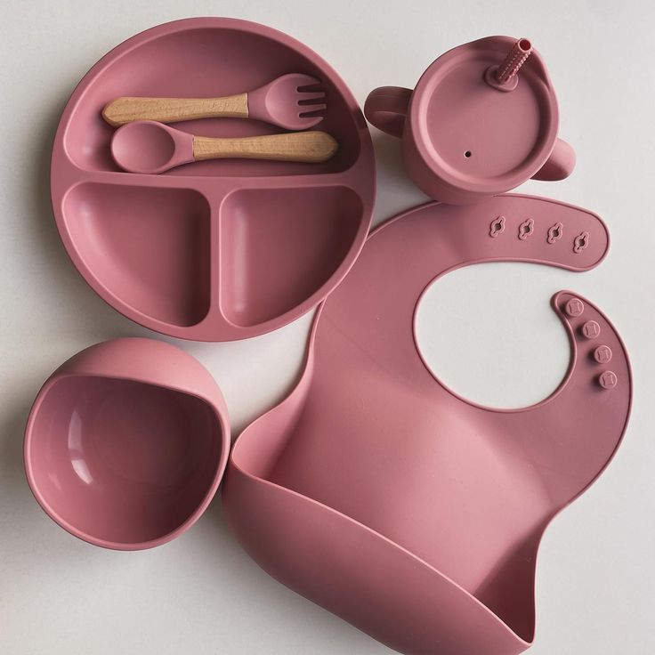 Food-Grade Silicone Feeding & Toddler Sets